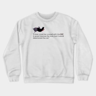 Cats and Humans mixed together Crewneck Sweatshirt